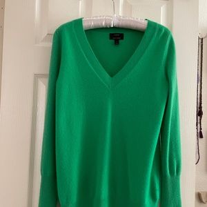 J. Crew Italian Cashmere V Neck Sweater